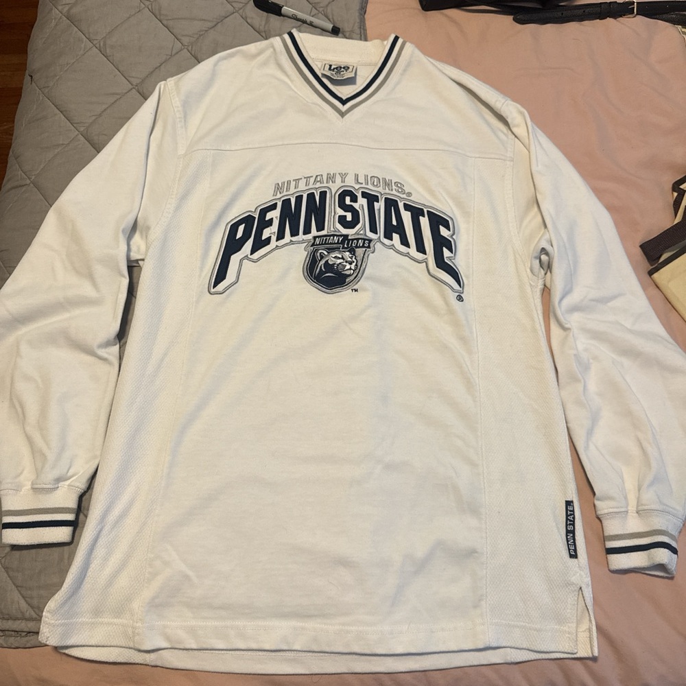 Vintage White Penn State Crewneck